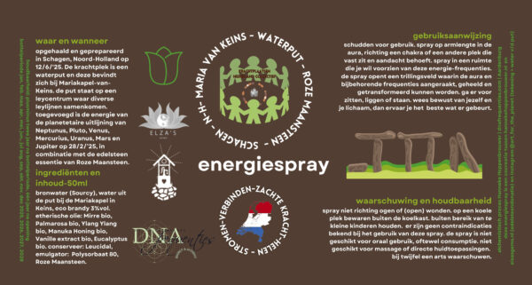 Energiespray Roze Maansteen-Waterput Maria van Keins-Noord-Holland-Krachtplaatsen NL - Afbeelding 2